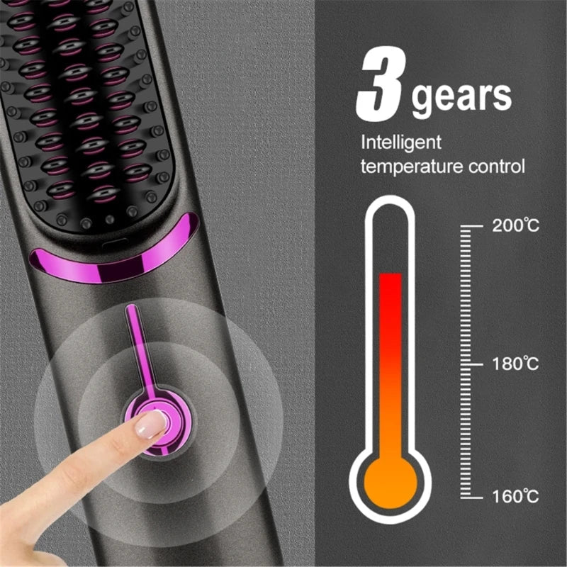 Wireless Cordless Hair Brush